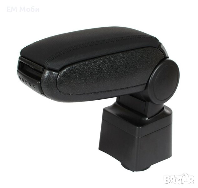 Подлакътник Барче За VW Polo 2011-2017 Черена Кожа, снимка 1