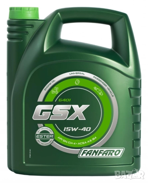 Двигателно масло Fanfaro GSX 15W40, 5л , снимка 1