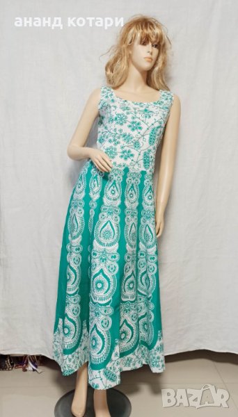 Индийска памучна рокля ”Мандала”, снимка 1