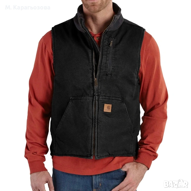 Carhartt Relaxed Fit Washed Duck Sherpa, Размер L, снимка 1