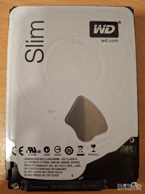 хард диск WD slim 750 GB, снимка 1