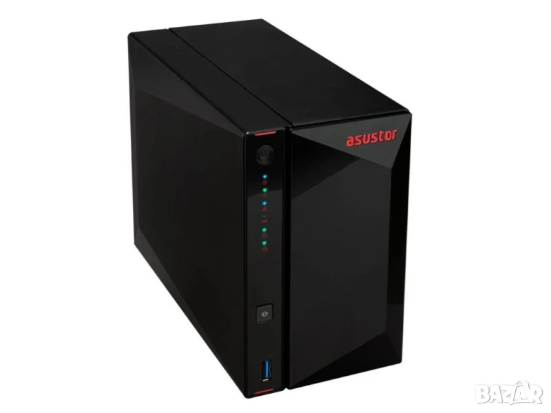 Asustor AS5202T NAS Multimedia Сторидж Intel J4025/4GB DDR4/2.5 GBs, снимка 1