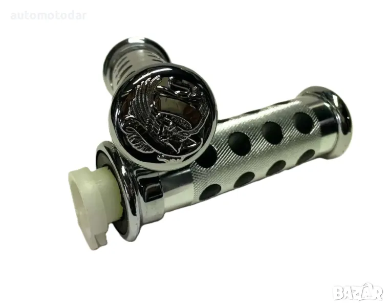 Алуминиеви мото ръкохватки с масур, снимка 1