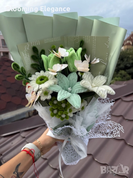 Вечен букет „Нежна свежест“, снимка 1