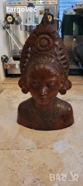 много красива балинезийска фигура скулптура статуетка, снимка 1