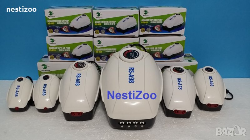 Компресори за Аквариуми-SUPER AIR PUMP, снимка 1