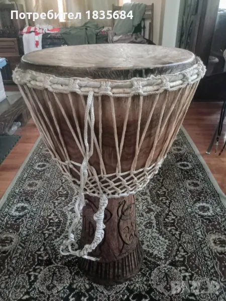 Продавам автентично Африканско джембе, ( тарамбука ), снимка 1