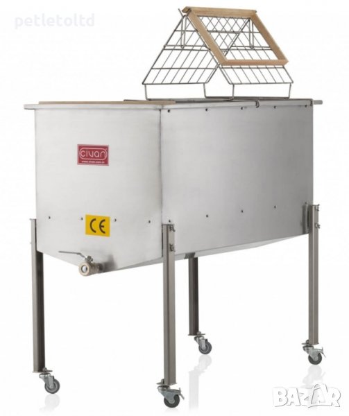 Пчеларска Вана за Разпечатване с капак, 100 см CIVAN Турция, снимка 1