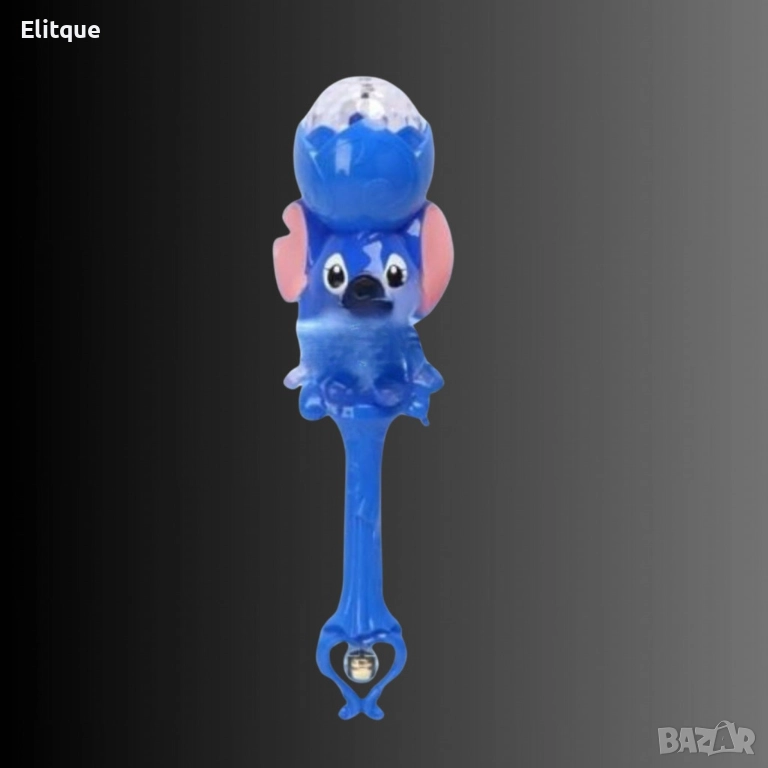 Детски жезъл, с музика и светлини, Stitch, снимка 1