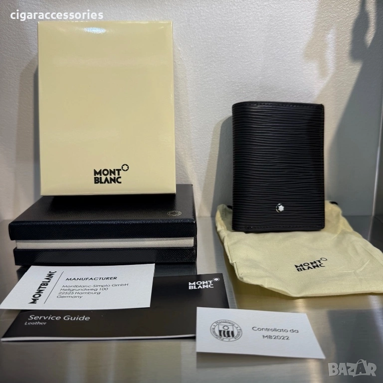 Оригинален Montblanc портфейл – чисто нов, пълен комплект, снимка 1