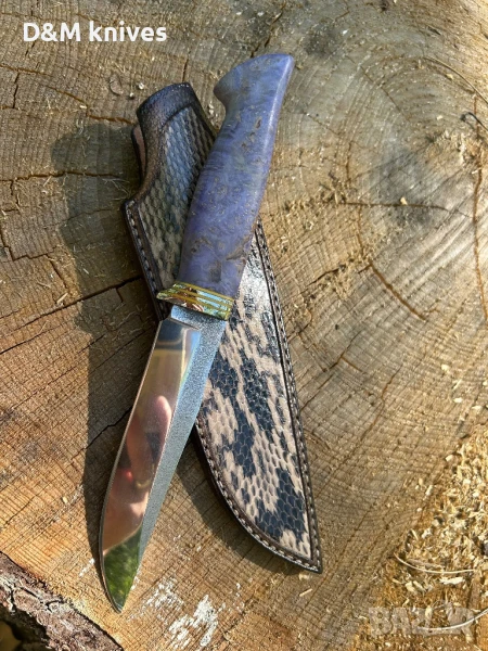 Ръчно изработен нож от стомана N690, снимка 1