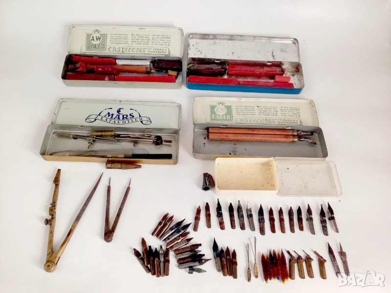 Лот писци восъци и др , снимка 1