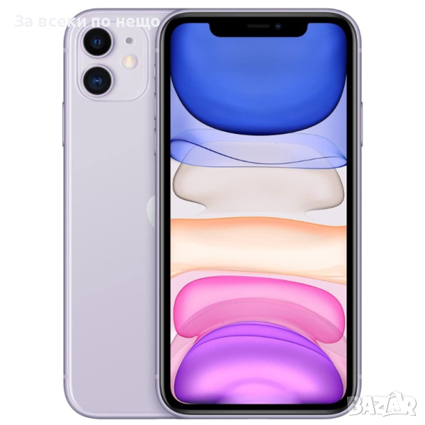 Смартфон Iphone 11 128 GB Purple, снимка 1