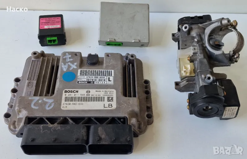 Компютър ЕКУ ECU Хонда Акорд 7 VII 2.2 140 к.с. Honda Accord 7 VII 2.2 140 hp i-CTDi 0 281 011 548, снимка 1