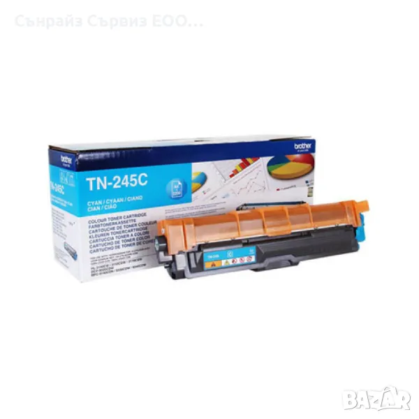 Съвместима тонер касета TN245C TN 245 TN-245 Cyan  за 2 200 копия, снимка 1