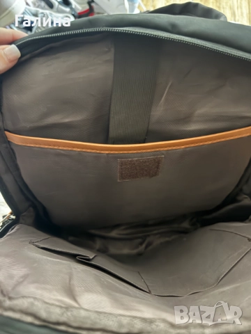 Черна офис раница с отделение за лаптоп, снимка 3 - Раници - 52434120