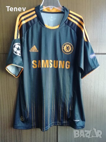 Chelsea Lampard Adidas оригинална футболна тениска фланелка Champions League Челси Лампард 2010/2011, снимка 2 - Тениски - 37733449