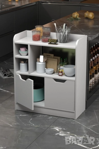 Шкаф за микровълнова / Помощен шкаф за кухня, снимка 3 - Шкафове - 51790010