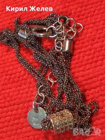 ИЗЯЩНО НЕЖНО СРЕБЪРНО КОЛИЕ СРЕБРО 925 ITALY с РОДИЕВО ПОКРИТИЕ и ИСКРЯЩИ ЦИРКОНЧЕТА 48619, снимка 13 - Колиета, медальони, синджири - 50136408