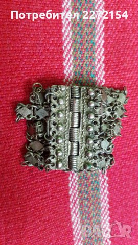Възрожденска сребърна гривна верижка, снимка 1 - Антикварни и старинни предмети - 44559993