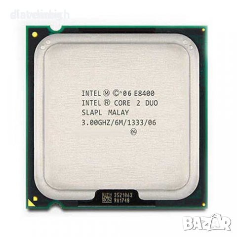 Процесор Intel® Core™2 Duo Processor E8400 6M Cache, 3.00 GHz, 1333 MHz сокет 775