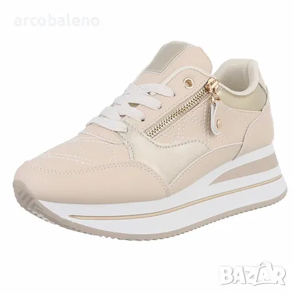 Дамски кецове на танкетка, 3цвята , снимка 2 - Кецове - 48825537