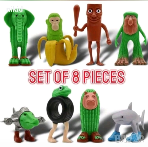 8 бр ITALIAN BRAINROT пластмасови фигурки за игра и украса торта топер , снимка 6 - Фигурки - 51770995