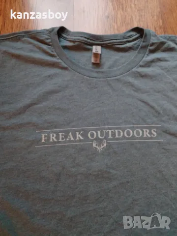 freak outdoors - мъжки ловни тениска КАТО НОВИ ХЛ / 2ХЛ, снимка 4 - Тениски - 49731248