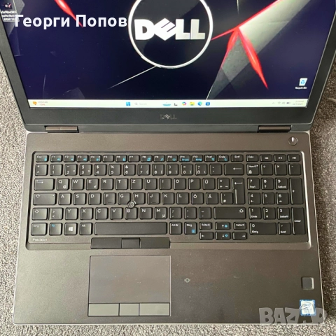 i7-9850H, 32GB RAM, Nvidia Dell Precision 7540, 512 NVMe + 1TB HDD, снимка 3 - Лаптопи за работа - 52679821