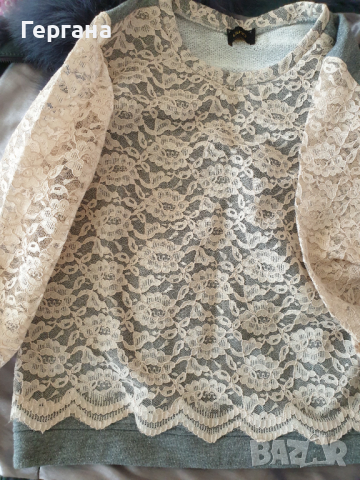 Блуза с дантела Лиу джо , снимка 2 - Тениски - 36564692