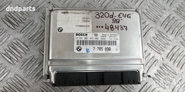 Компютър BMW E46 320D 136hp 1999г. 7785098 0281001445 