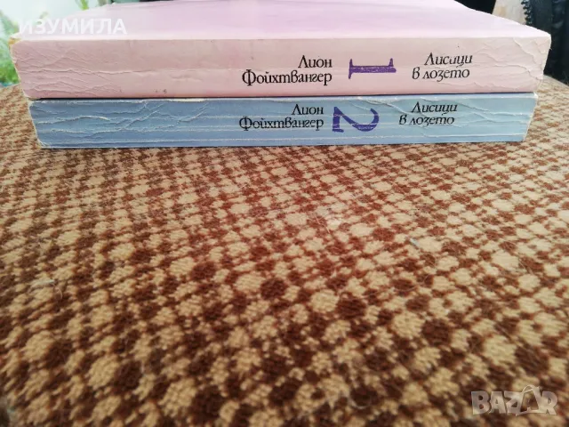 Лион Фойхтвангер : Лисици в лозето. Кн. 1-2, снимка 2 - Художествена литература - 49218475