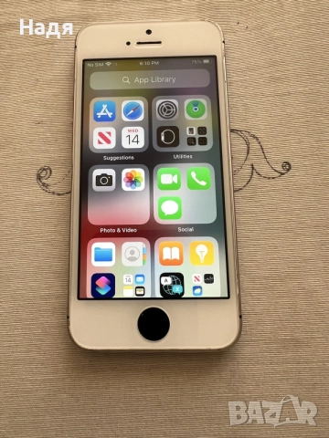 iPhone 5SE -32 GB,мод.А1723 зарядно, снимка 4 - Apple iPhone - 52265074