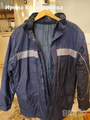Мъжко зимно яке – размер L, снимка 2 - Якета - 53914731