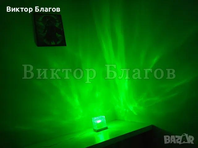 Квадратна лампа проектор - въртяща, снимка 10 - Настолни лампи - 49853322