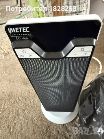 Вентилаторна печка Imetec Eco ceramic, снимка 3 - Отоплителни печки - 50385822