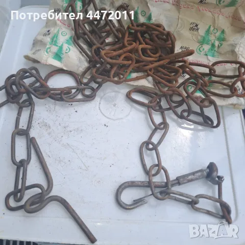 🧲 УНИКАЛЕН РЕТРО СИНДЖИР „НАР МАГ“ – 2 МЕТРА ВРЕМЕ, ЗАПЕЧАТАНО В МЕТАЛ, снимка 2 - Антикварни и старинни предмети - 50425552