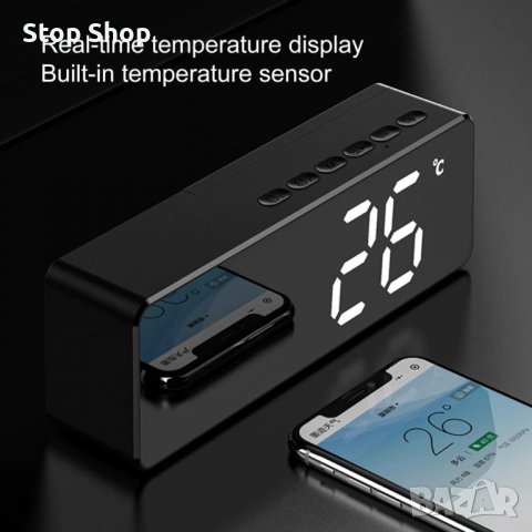 Led Bluetooth часовник с вградена батерия , снимка 7 - Тонколони - 38461554