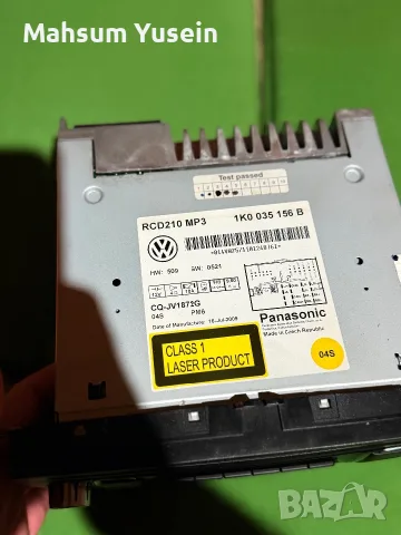 Оригинално радио/CD VW Golf, Touran, Caddy, снимка 5 - Аксесоари и консумативи - 56159270