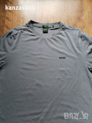 BOSS Stretch-cotton T-shirt with logo - страхотна мъжка тениска Л КАТО НОВА, снимка 4 - Тениски - 54078499