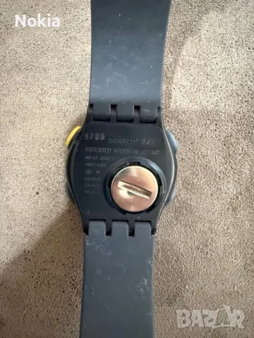 Часовник Swatch Beat SXN100 BLUE РЯДКИ Цифров часовник Swatch Vintage Swiss made, снимка 2 - Мъжки - 49742525