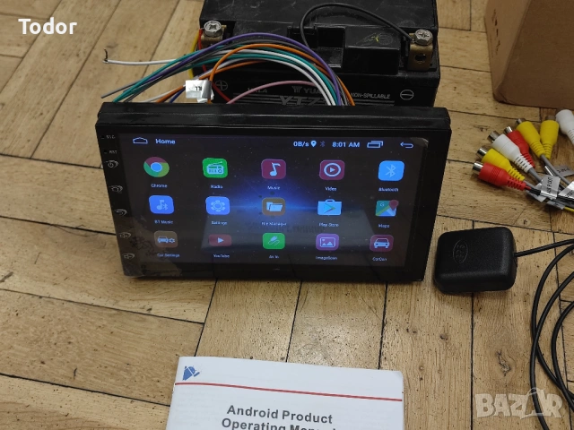 Навигация за кола Мултимедия 7” Android 10.1, 2/16 GB, GPS, WiFi, Bluetooth, снимка 3 - Аксесоари и консумативи - 53067547