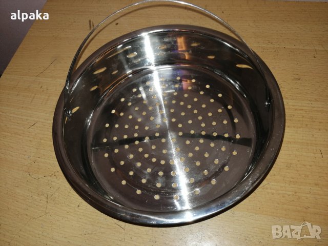 Продавам нов гевгир с дръжка /кошничка/,алпака