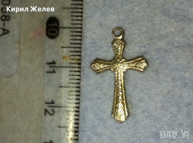 СТАРИННО ОРНАМЕНТИРАНО КЛАСИЧЕСКО СРЕБЪРНО КРЪСТЧЕ МАЙСТОРСКА РЪЧНА ИЗРАБОТКА 40086, снимка 7 - Антикварни и старинни предмети - 42486289