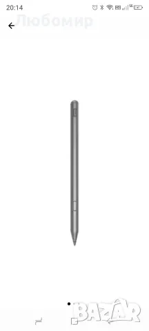Lenovo Tab Pen Plus писалка/стилус, Windows, сив , снимка 7 - Резервни части за телефони - 56086988