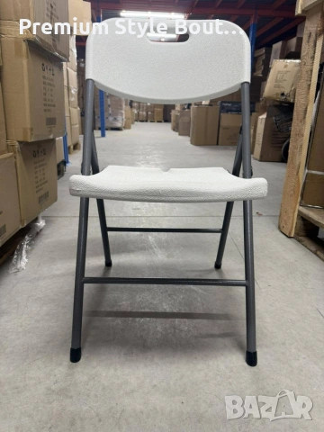 Комплект 2 броя сгъваеми кетъринг столове за градина и събития - удобни и издръжливи