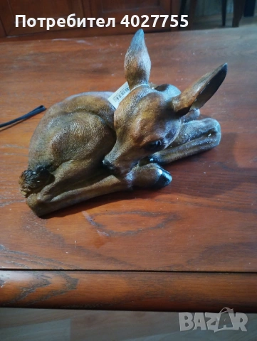 Статуетка сърна от полеризин, снимка 2 - Статуетки - 54270103