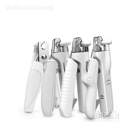 Нокторезачка с въртяща се пила за домашни любимци с LED светлини