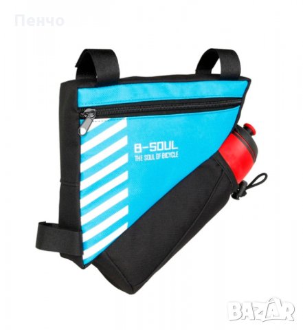 Водоустойчива триъгълна чанта чантичка за рамката на велосипед колело рамки за велосипед Водна бутил, снимка 8 - Аксесоари за велосипеди - 29700700