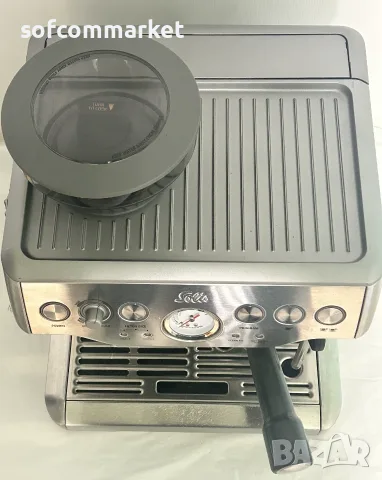  Еспресо машина Solis (Breville) BES870 с вградена мелачка + 3 мес. гаранция, снимка 3 - Кафемашини - 55900472